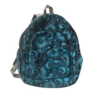 Rising International Celestial Sun Moon Backpack Boho Y2K